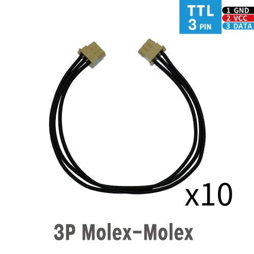 Robot Cable-3P(Molex-Molex) 10pcs