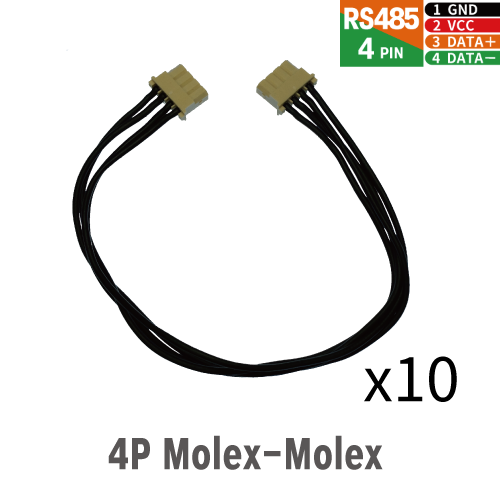 Robot Cable-4P(Molex-Molex) 10pcs