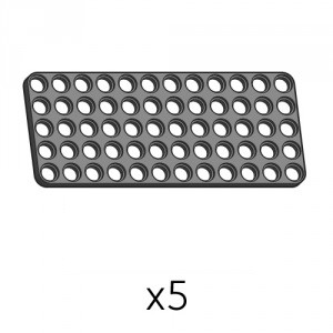Plate (SPD-5b12(K)) 5pcs