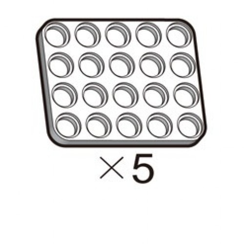 Plate (SPD-4b5(W)) 5pcs